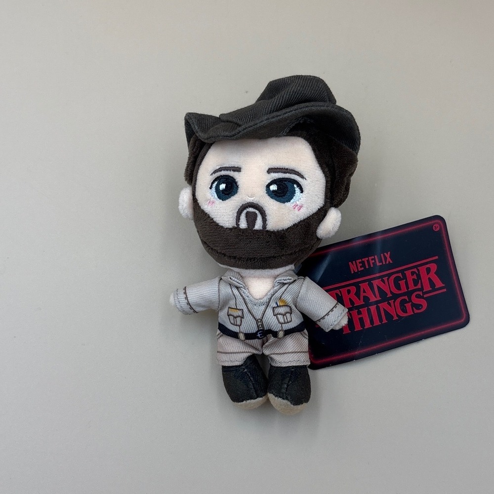 Netflix Stranger Things Jim Hopper Plush Jazwares Figure Hawkins Police Chief
